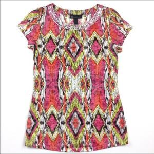 INC International Concepts Embellished Top Medium